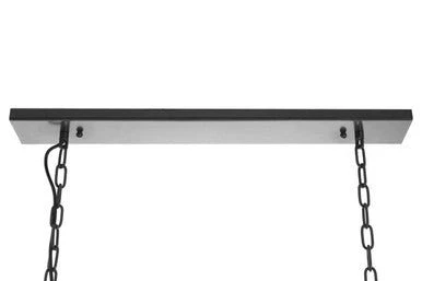 Hampstead Black Finish Wide Pendant Light With Hints of Gold - Image 7