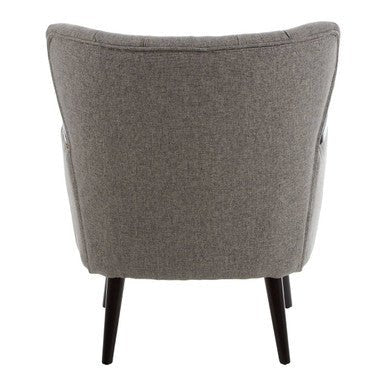 Hampstead Grey Fabric Armchair - Image 3