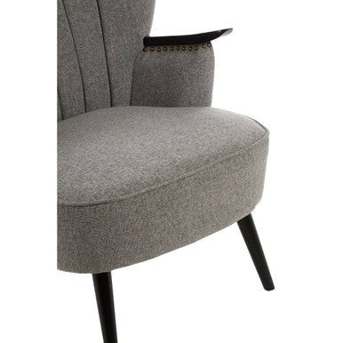 Hampstead Grey Fabric Armchair - Image 5