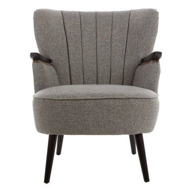 Hampstead Grey Fabric Armchair - Image 6