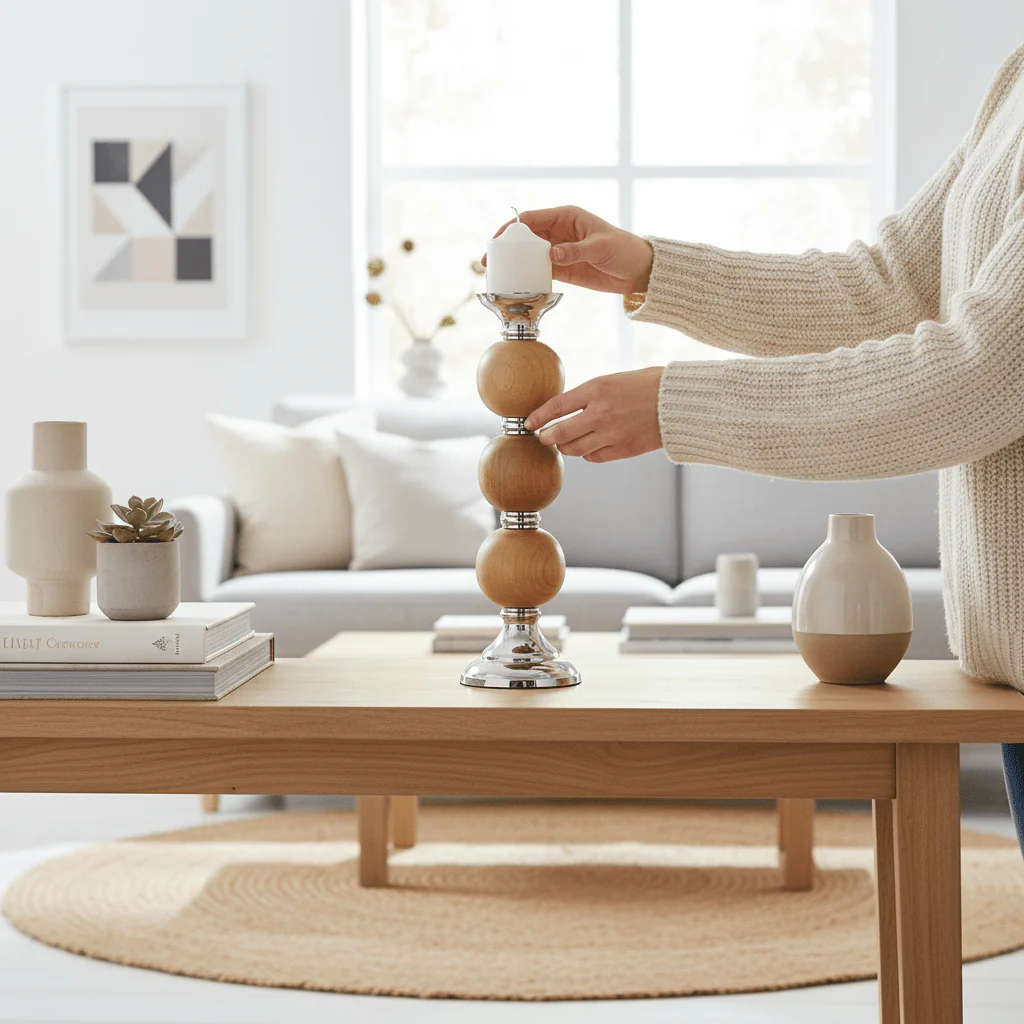 Hampstead Large Pillar Candle Holder - Image 6