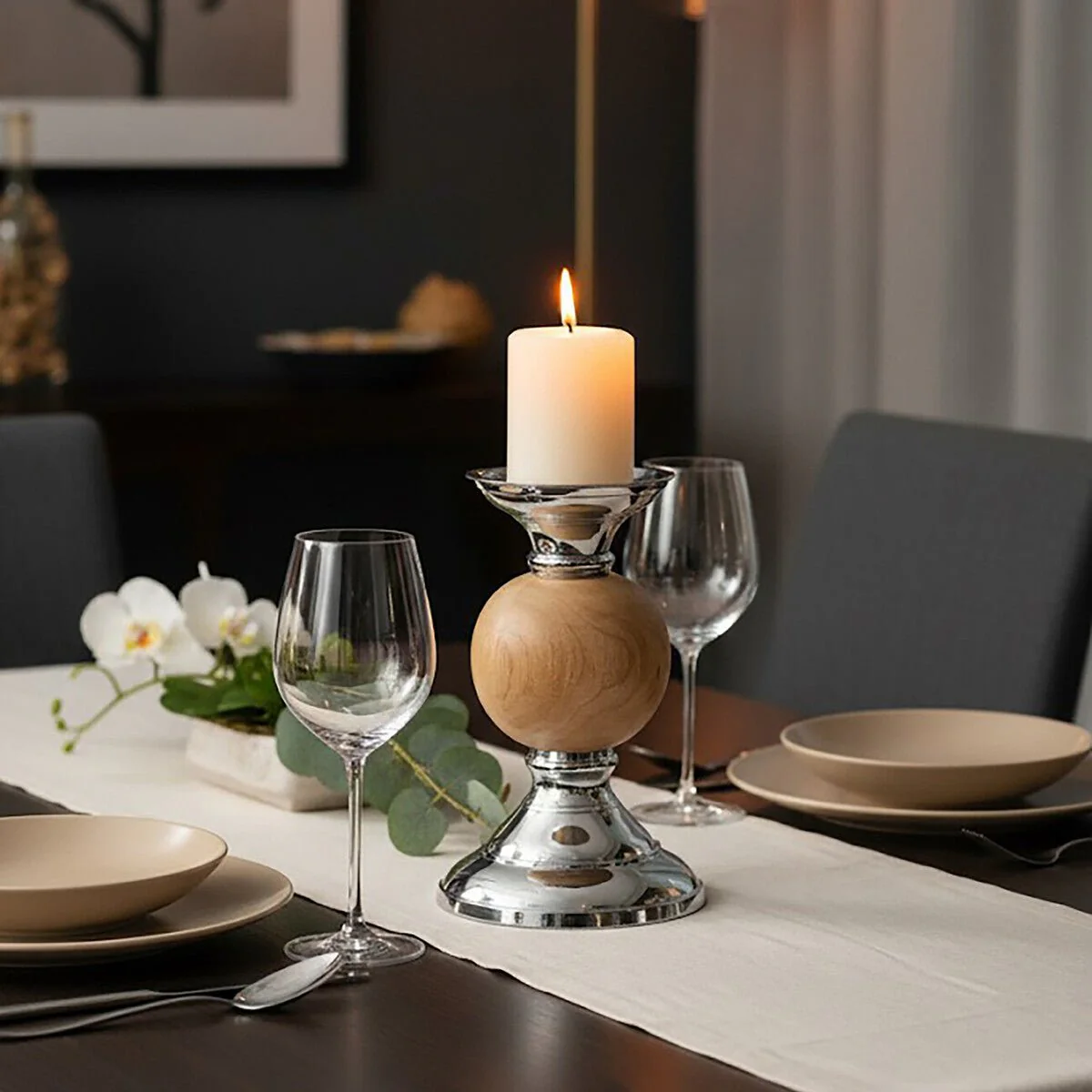 Hampstead Small Pillar Candle Holder - Image 11