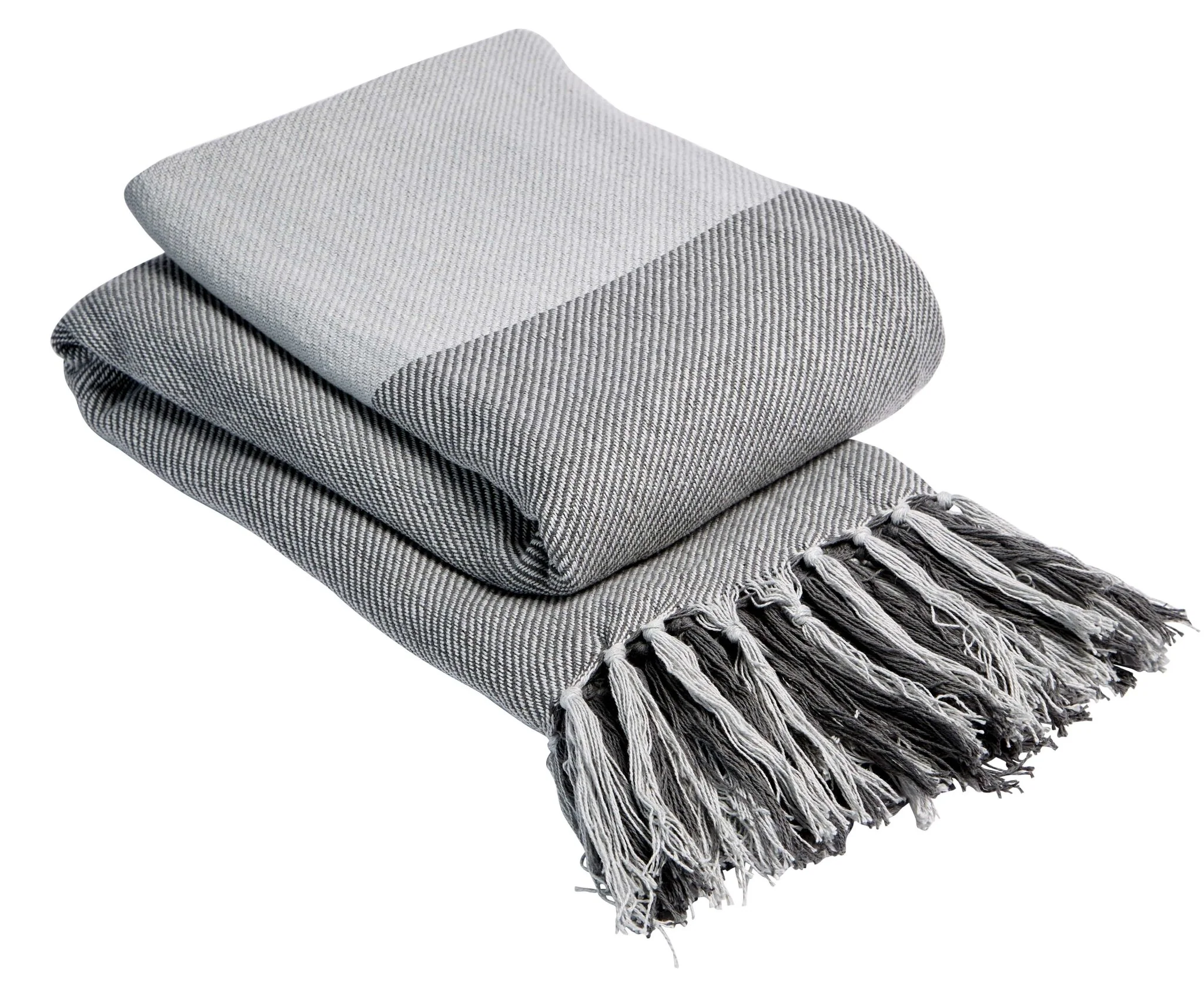 Handwoven Large Check Pure Indian Cotton Throw Blanket with Tassels Eco-Friendly Home Decor in Multiple Sizes - Image 4