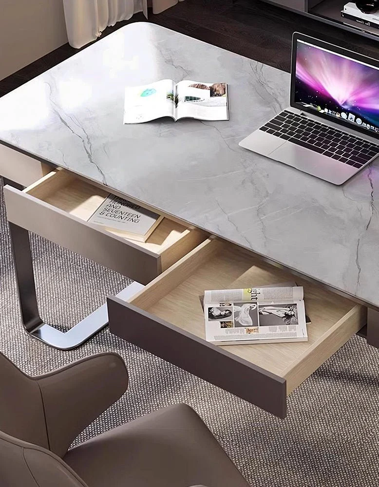 Hanna Office Desk, Sintered Stone - Image 6
