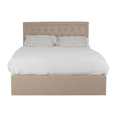 Hannah Beige Ottoman Double Bed - Image 8