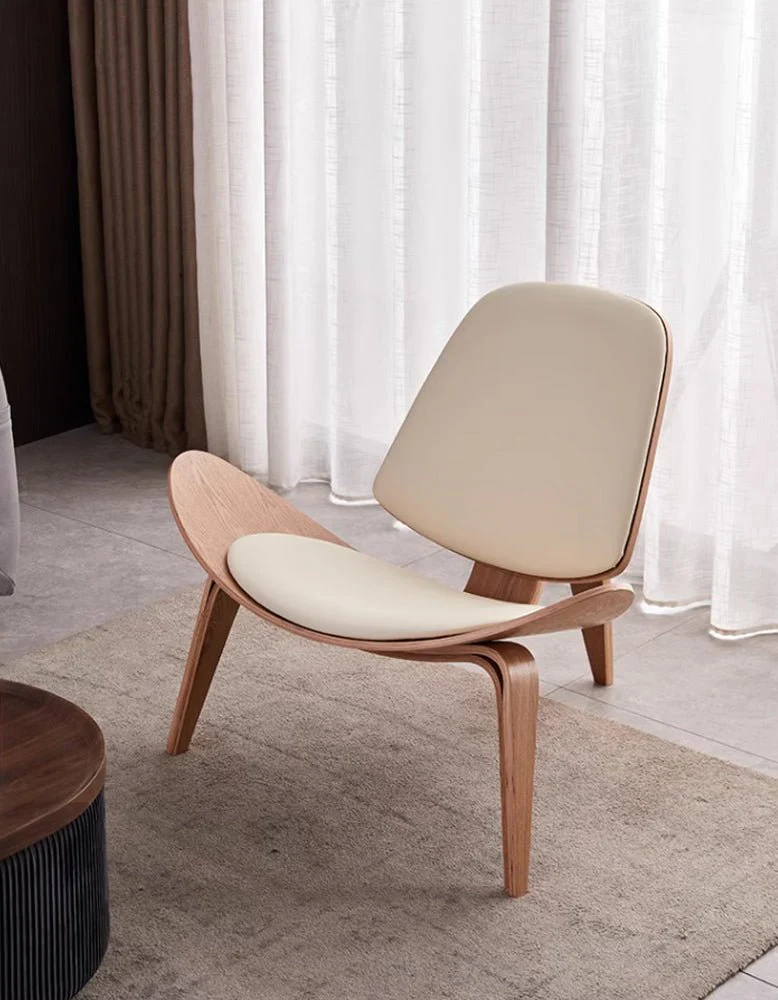Hans Wegner CH07 Shell Chair, White & Oak - Image 2