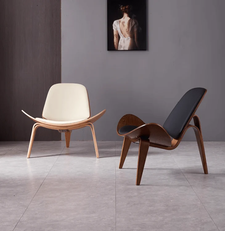 Hans Wegner CH07 Shell Chair, White & Oak - Image 5