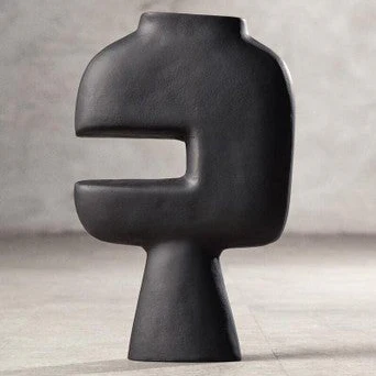 Hapax Abstract Large Black Vase - Image 5