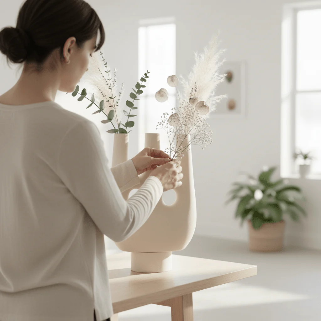 Hapax Large Cream Vase - Image 2