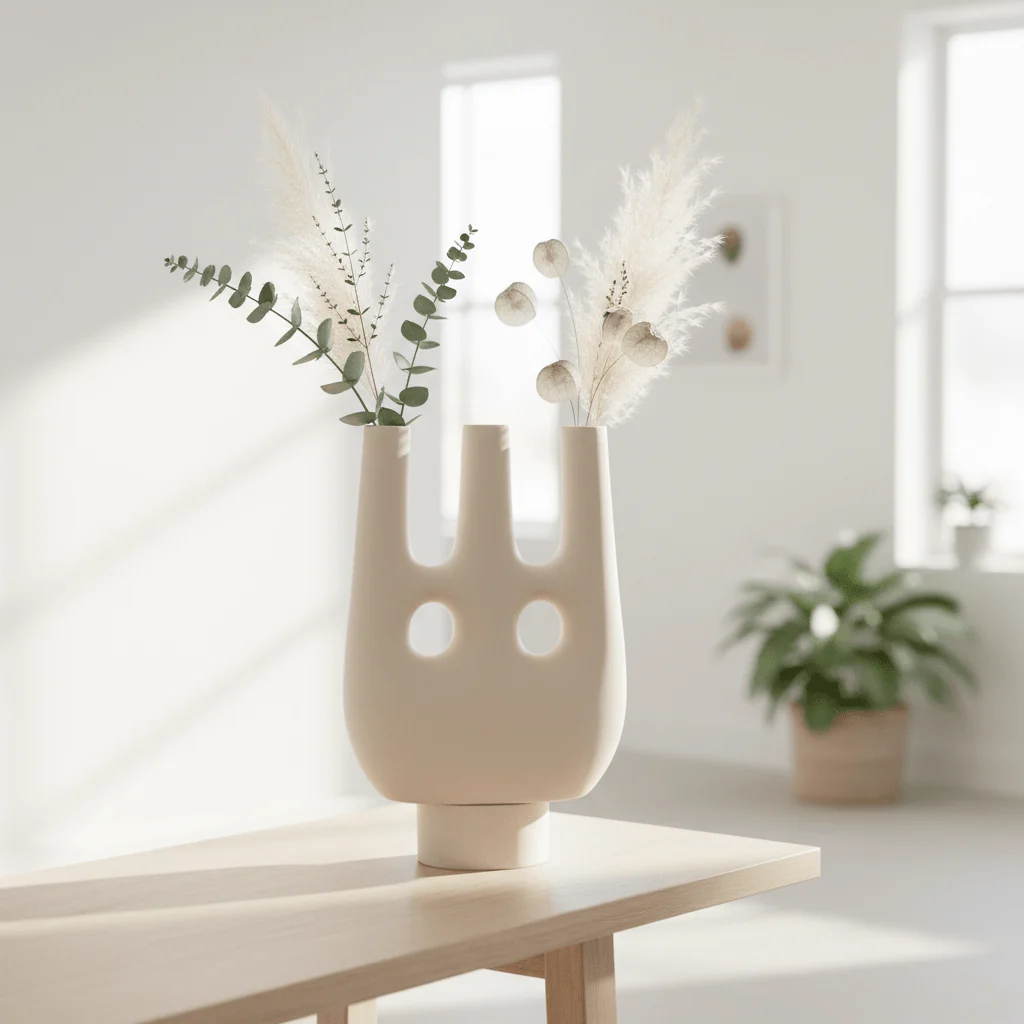 Hapax Large Cream Vase - Image 4