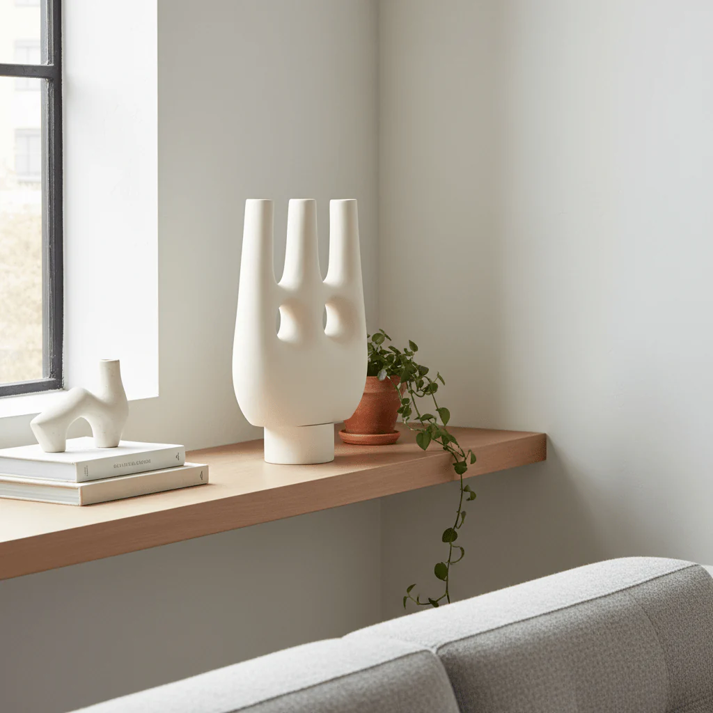 Hapax Large Cream Vase - Image 5