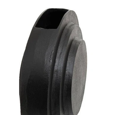 Hapax Round Matt Black Finish Vase - Image 9