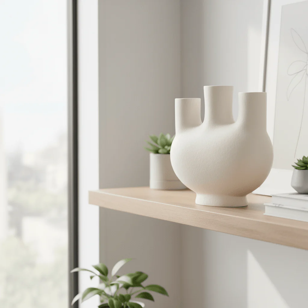 Hapax Small Cream Vase - Image 3