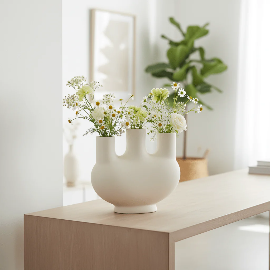Hapax Small Cream Vase - Image 6