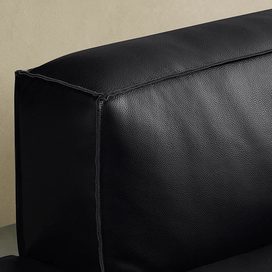 Hebe Three Seater / Four Seater Corner Sofa, Real Leather - Image 9