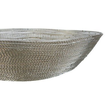 Hege Nickel Wire Silver Decorative Bowl - Image 2
