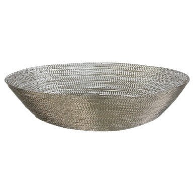 Hege Nickel Wire Silver Decorative Bowl - Image 4
