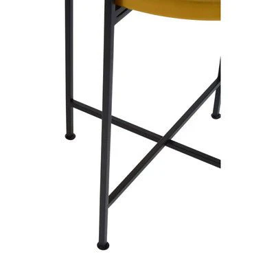 Hege Small Brass And Black Finish Side Table - Image 5