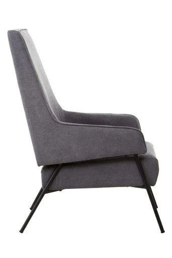 Henia Ash Velvet Chair - Image 5