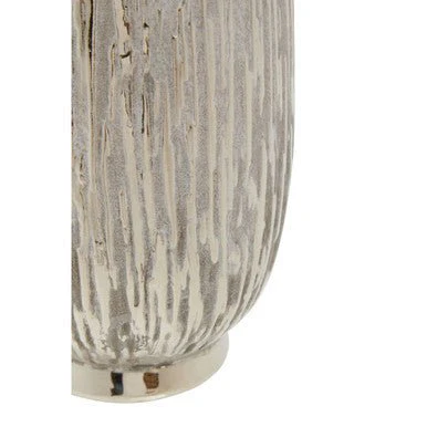Hesper Small Silver Ceramic Vase - Image 4