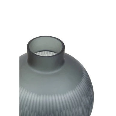Hessa Large Carved Glass Vase - Image 5