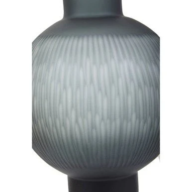 Hessa Large Carved Glass Vase - Image 7