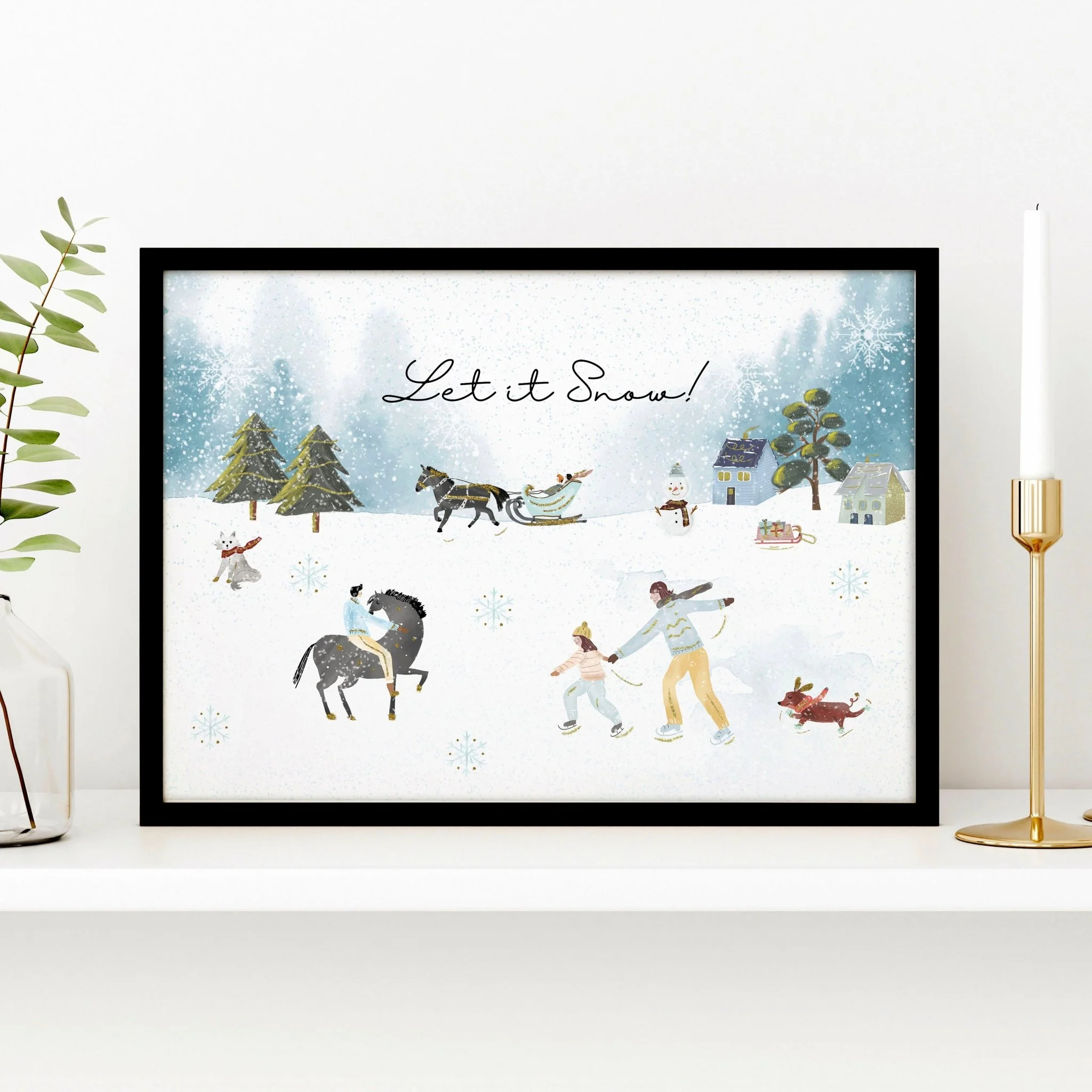 Home decoration of Christmas | wall art print - Image 4