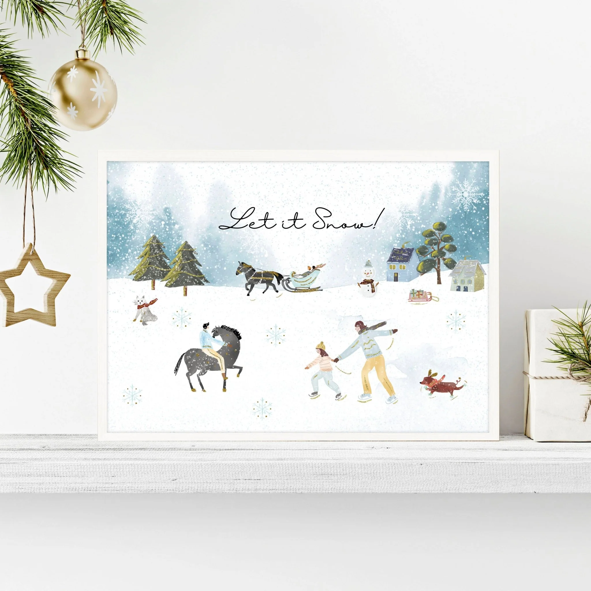 Home decoration of Christmas | wall art print - Image 5