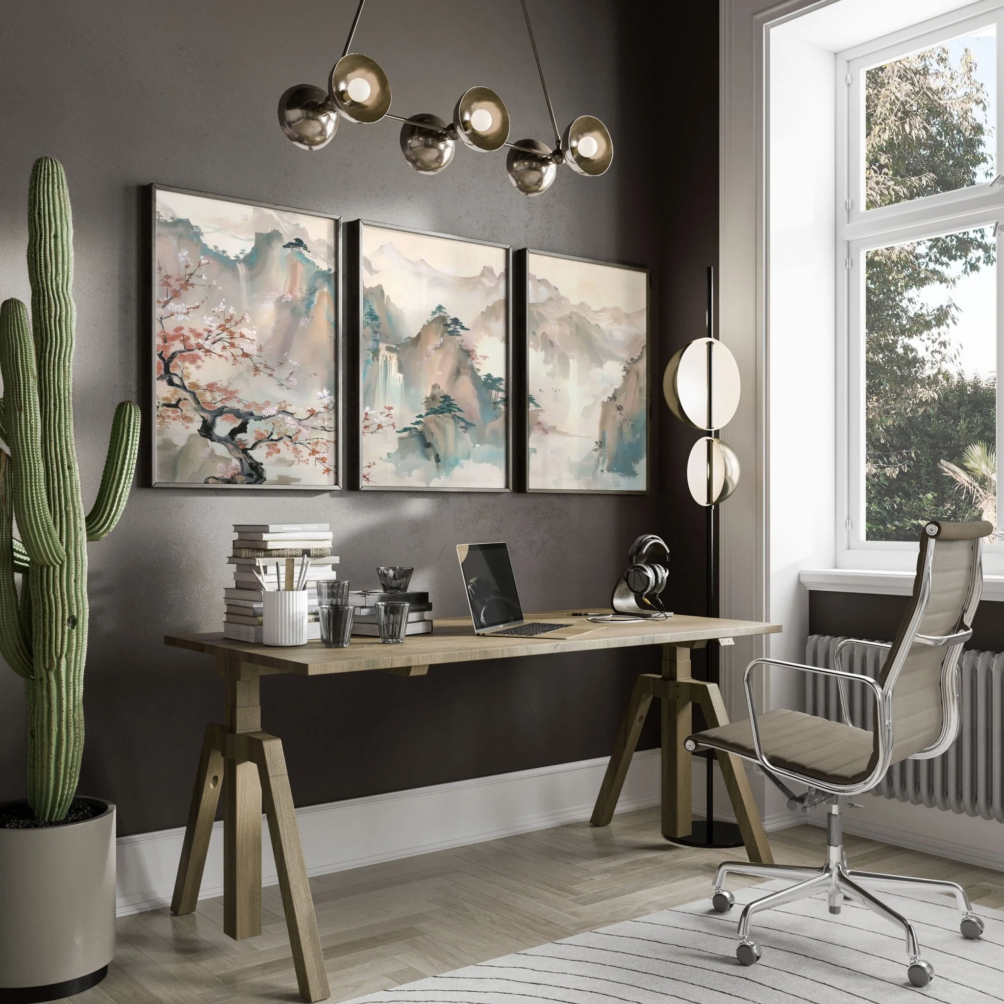 Home Office Art Wall | Set of 3 wall art prints - Image 5