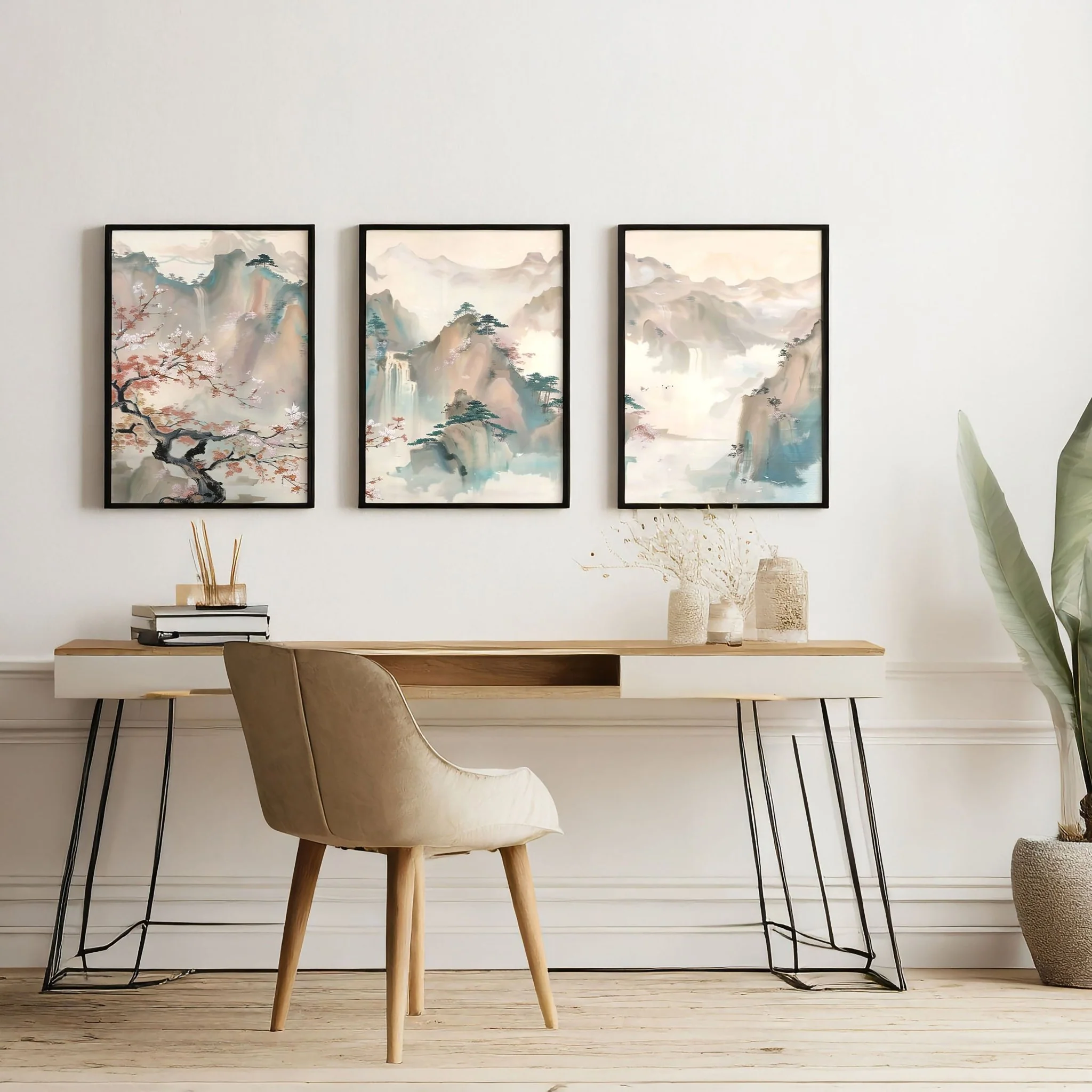 Home Office Art Wall | Set of 3 wall art prints - Image 9