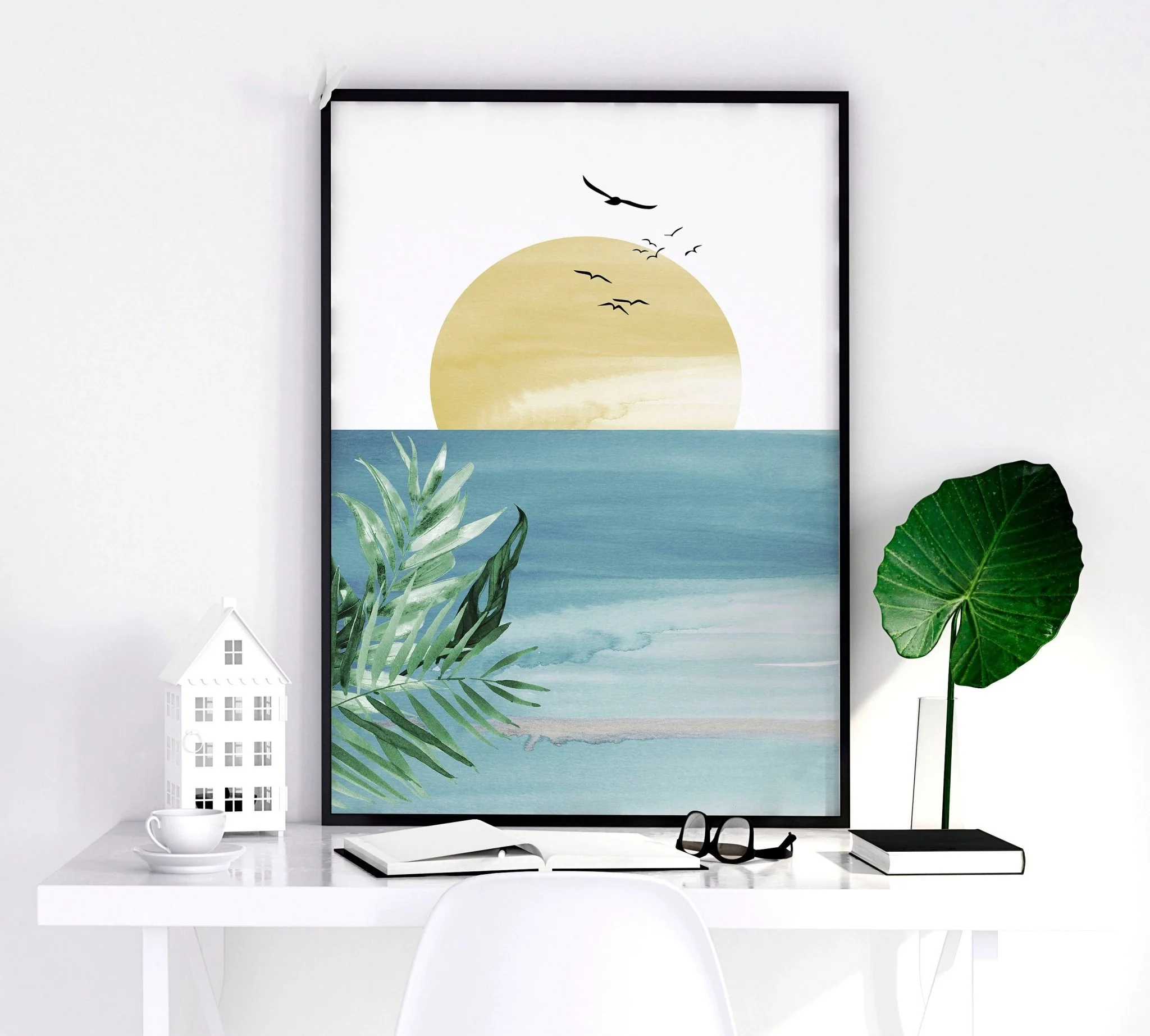 Office artwork | set of 3 Sunset wall art prints - Image 3