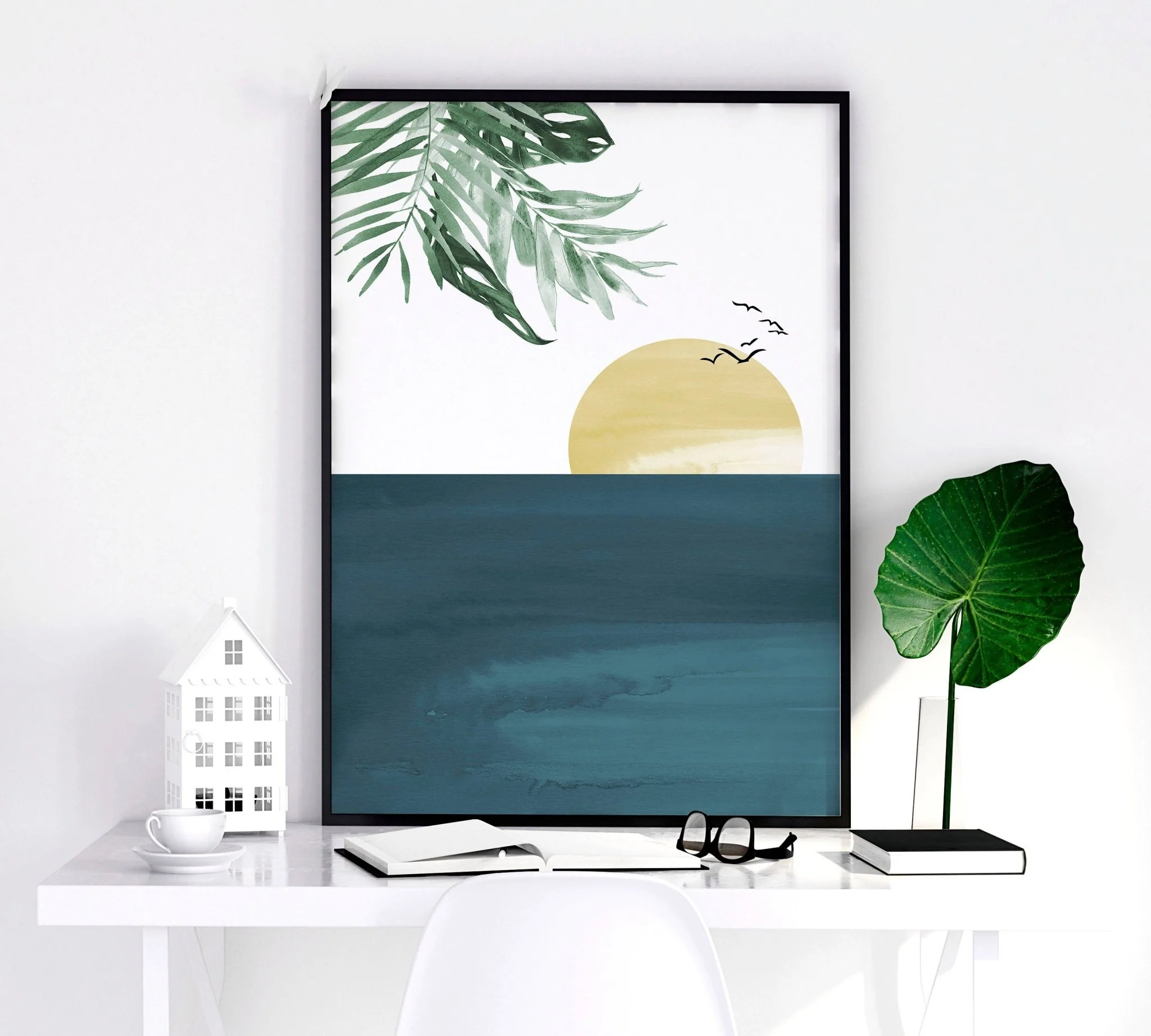 Office artwork | set of 3 Sunset wall art prints - Image 4