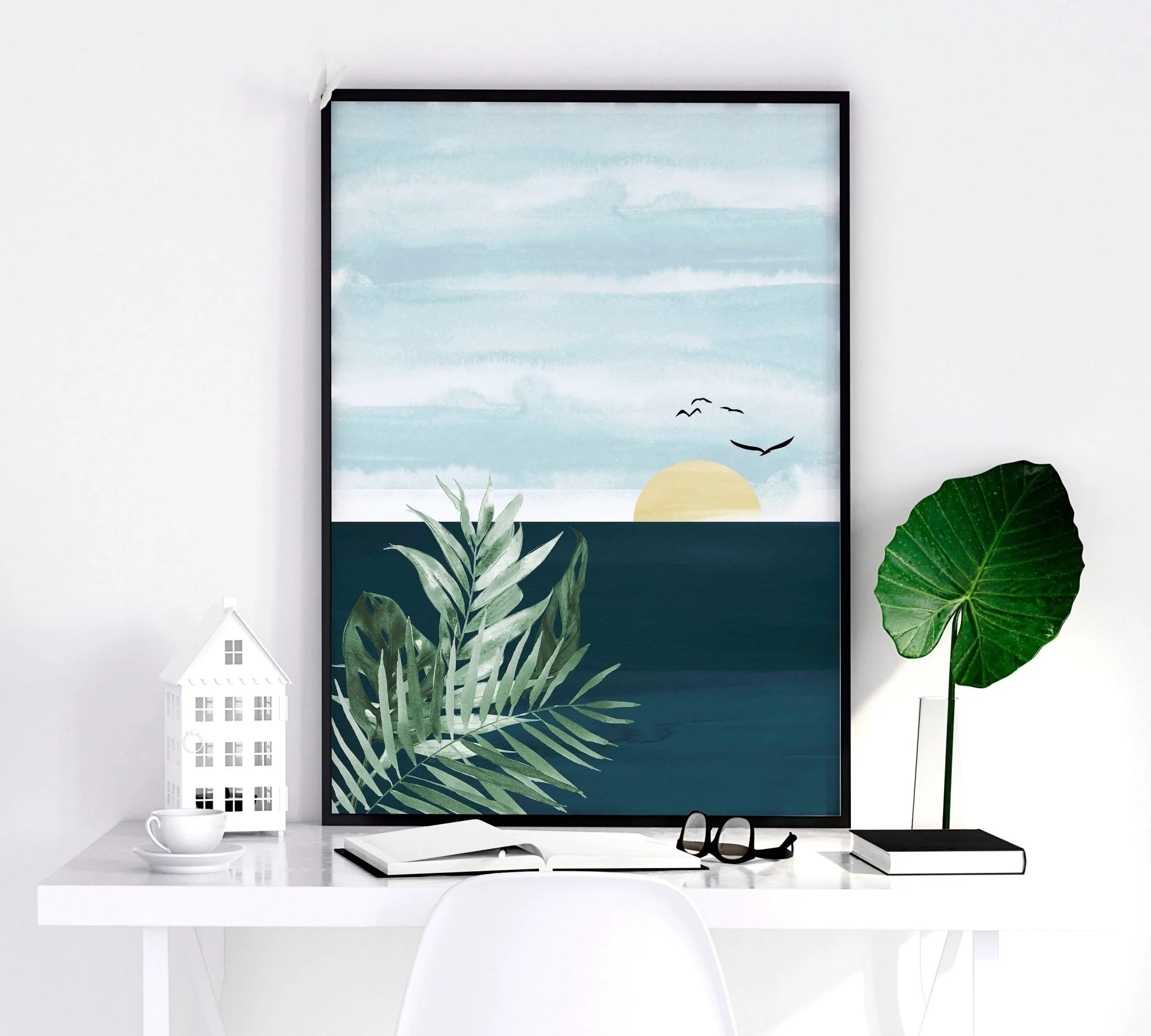 Office artwork | set of 3 Sunset wall art prints - Image 5