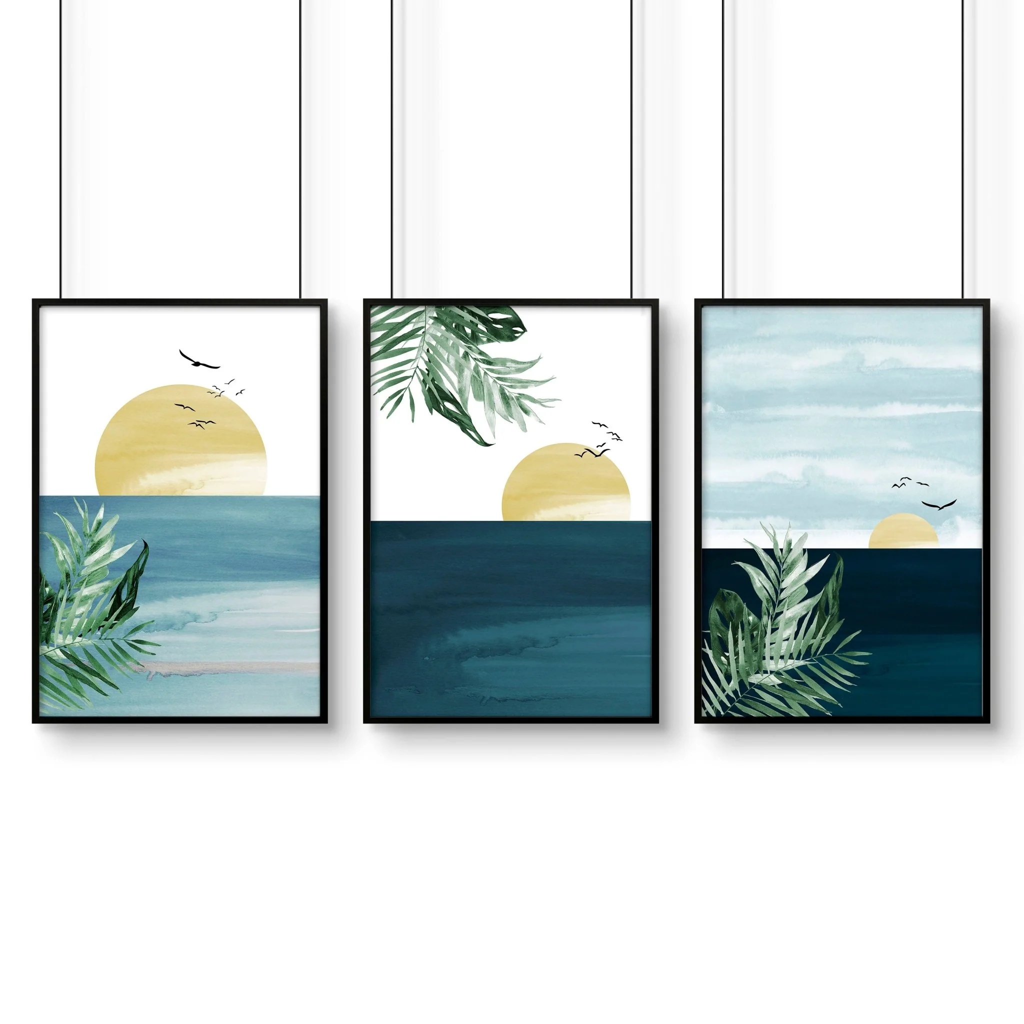 Office artwork | set of 3 Sunset wall art prints - Image 8