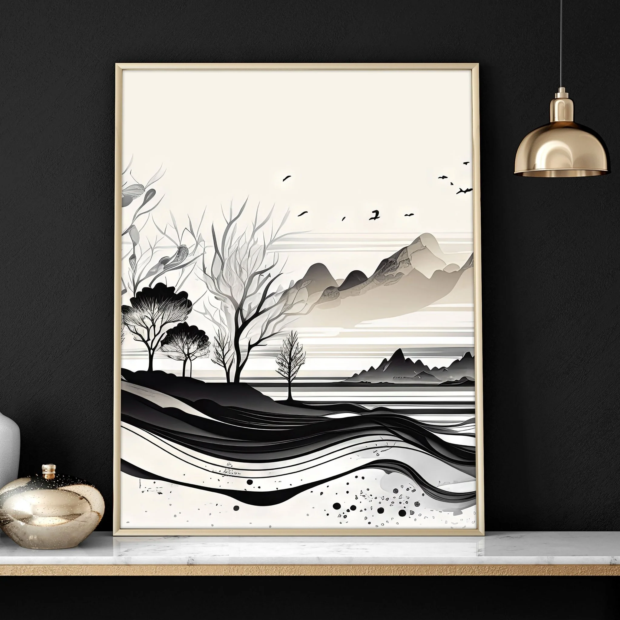 Home Office Wall Accessories | Set of 3 wall art prints - Image 12