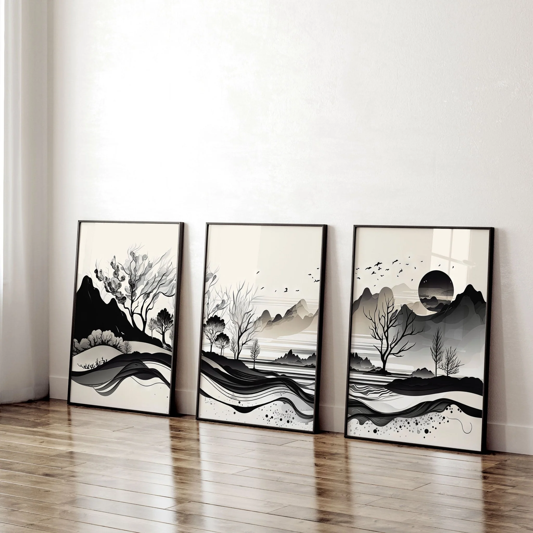 Home Office Wall Accessories | Set of 3 wall art prints - Image 4