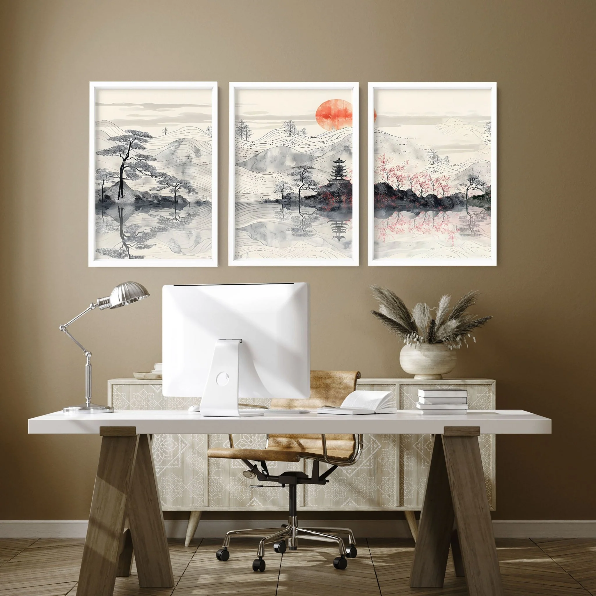 Home Office Wall | Set of 3 wall art prints - Image 3