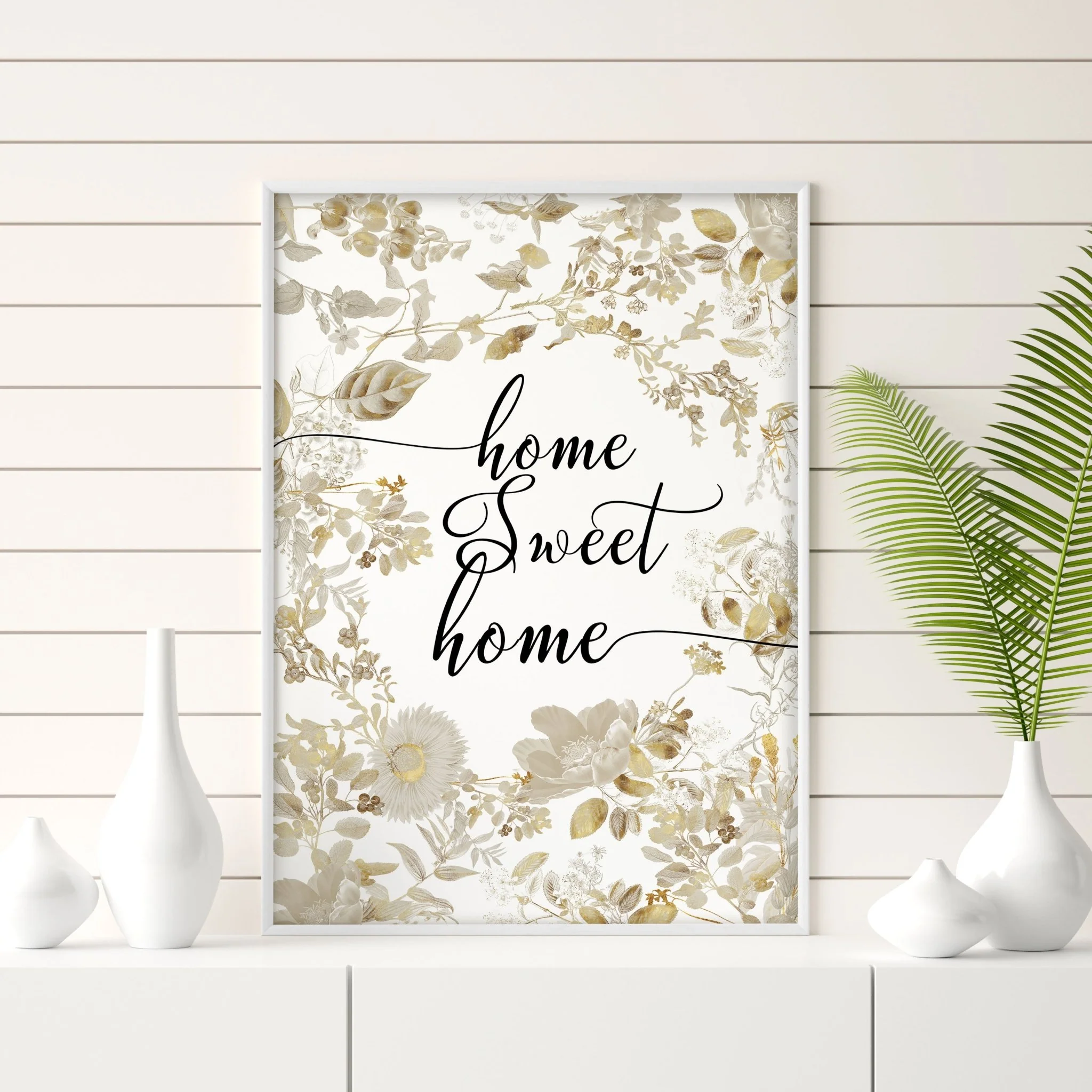 Home Sweet Home Art Print | Set of 1 Welcoming Wall art Print - Image 10