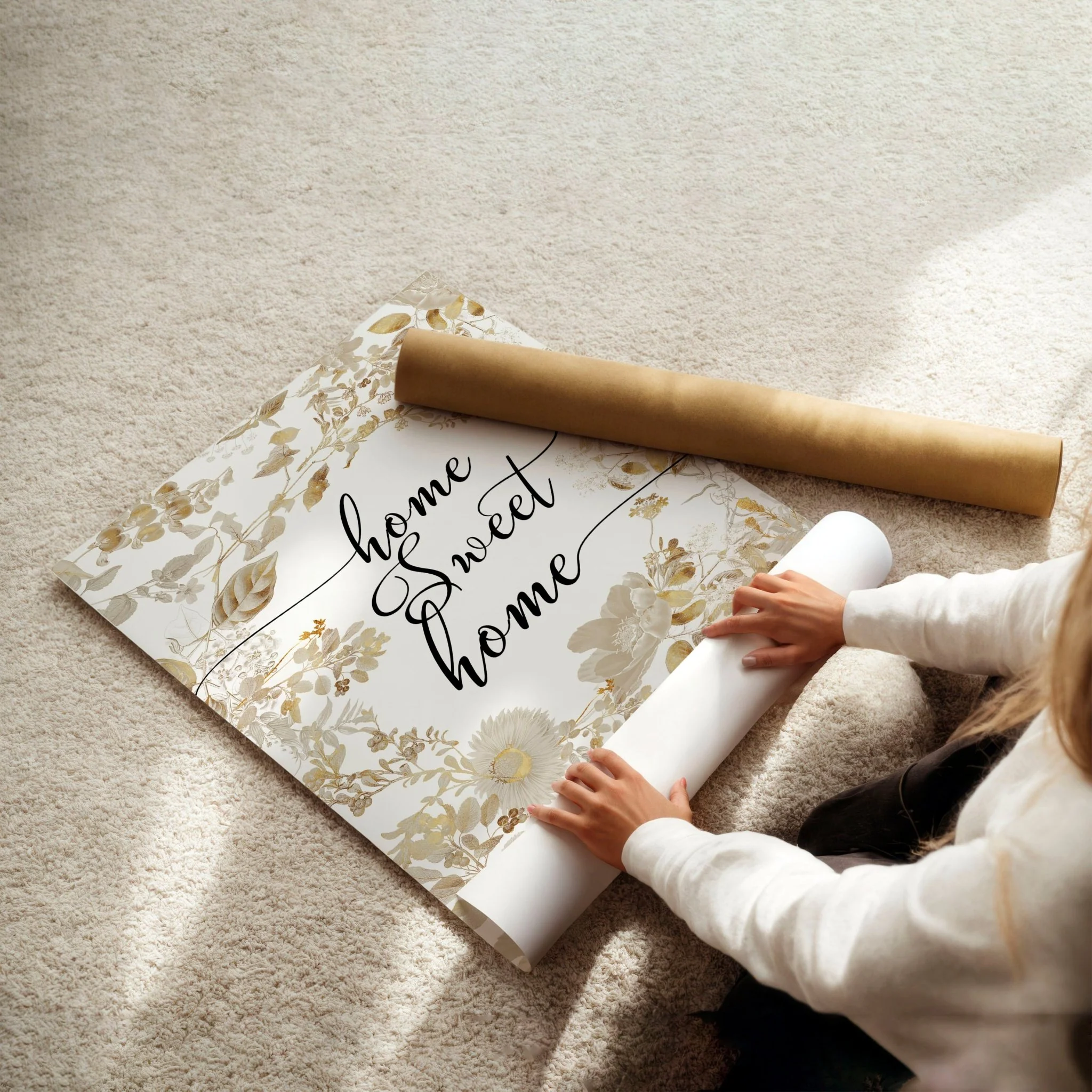 Home Sweet Home Art Print | Set of 1 Welcoming Wall art Print - Image 12