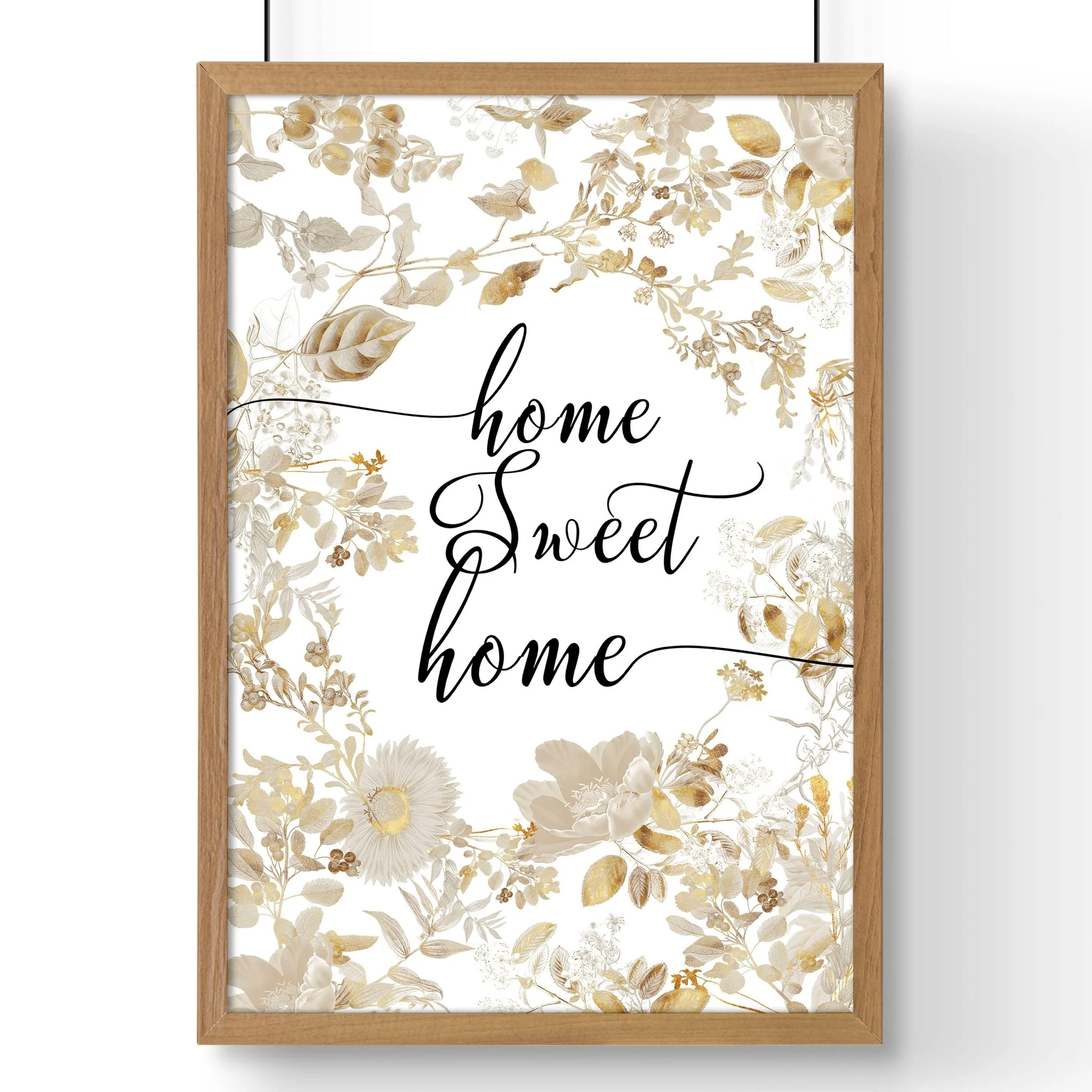 Home Sweet Home Art Print | Set of 1 Welcoming Wall art Print - Image 14