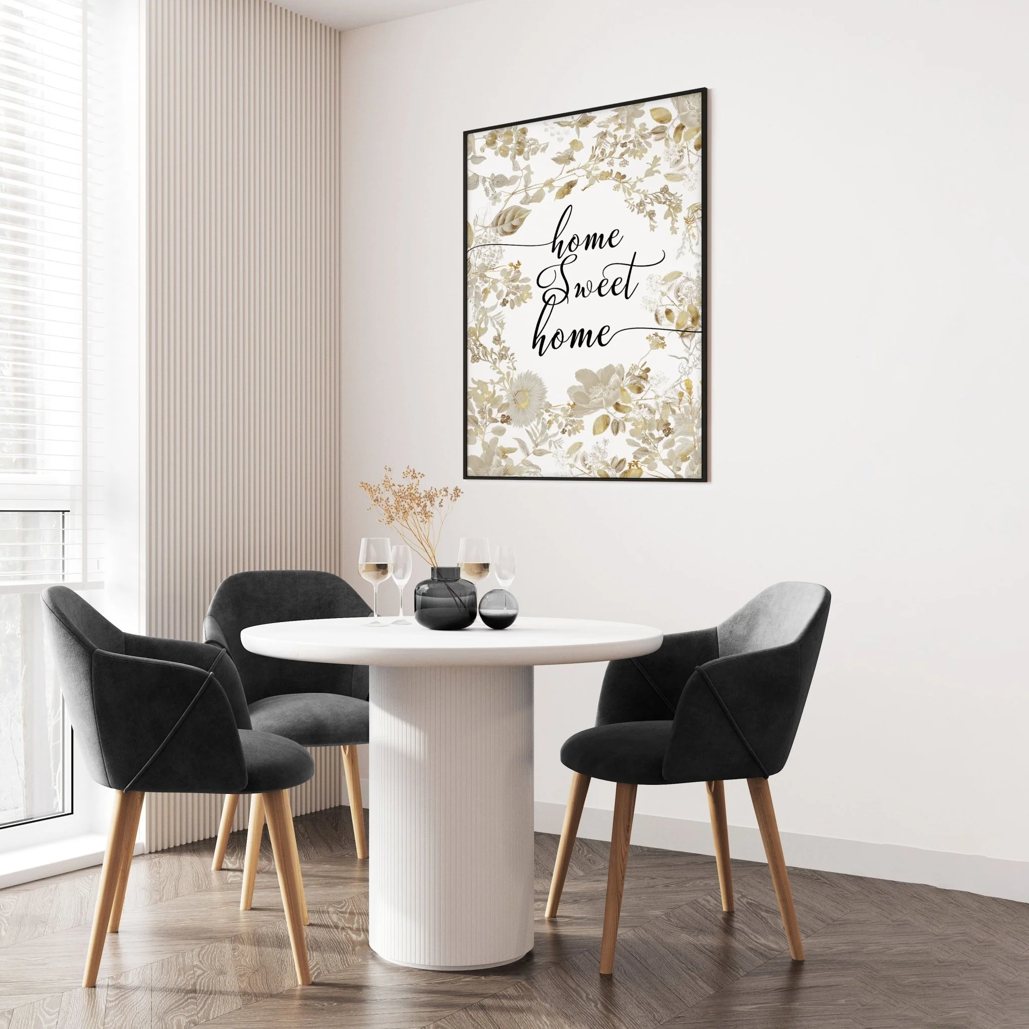 Home Sweet Home Art Print | Set of 1 Welcoming Wall art Print - Image 6