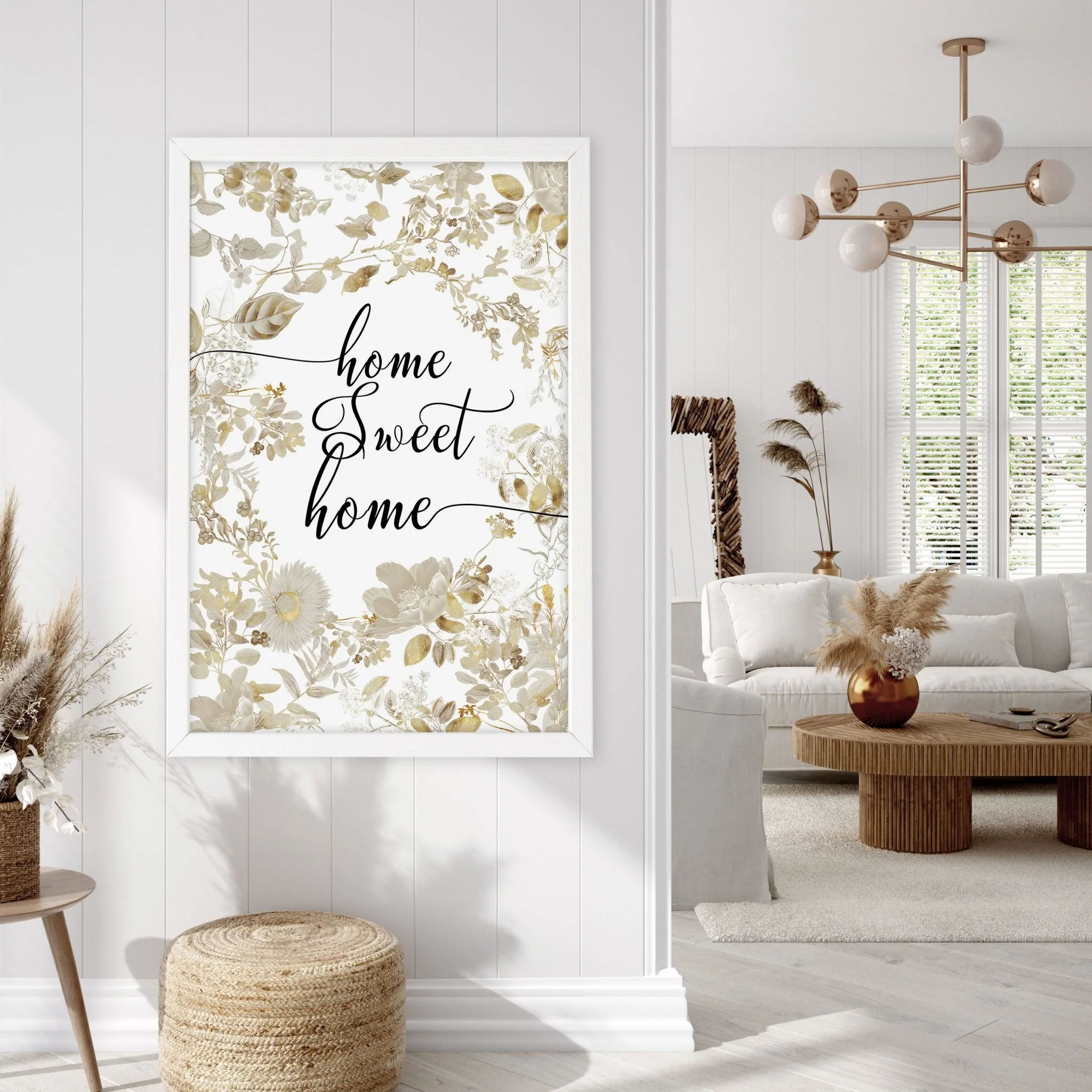 Home Sweet Home Art Print | Set of 1 Welcoming Wall art Print - Image 8