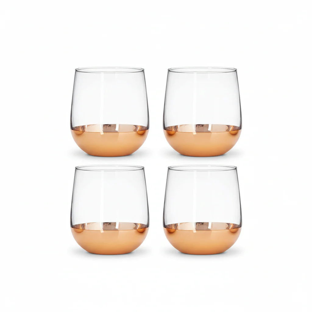 Horizon Set of Four Glass Tumblers