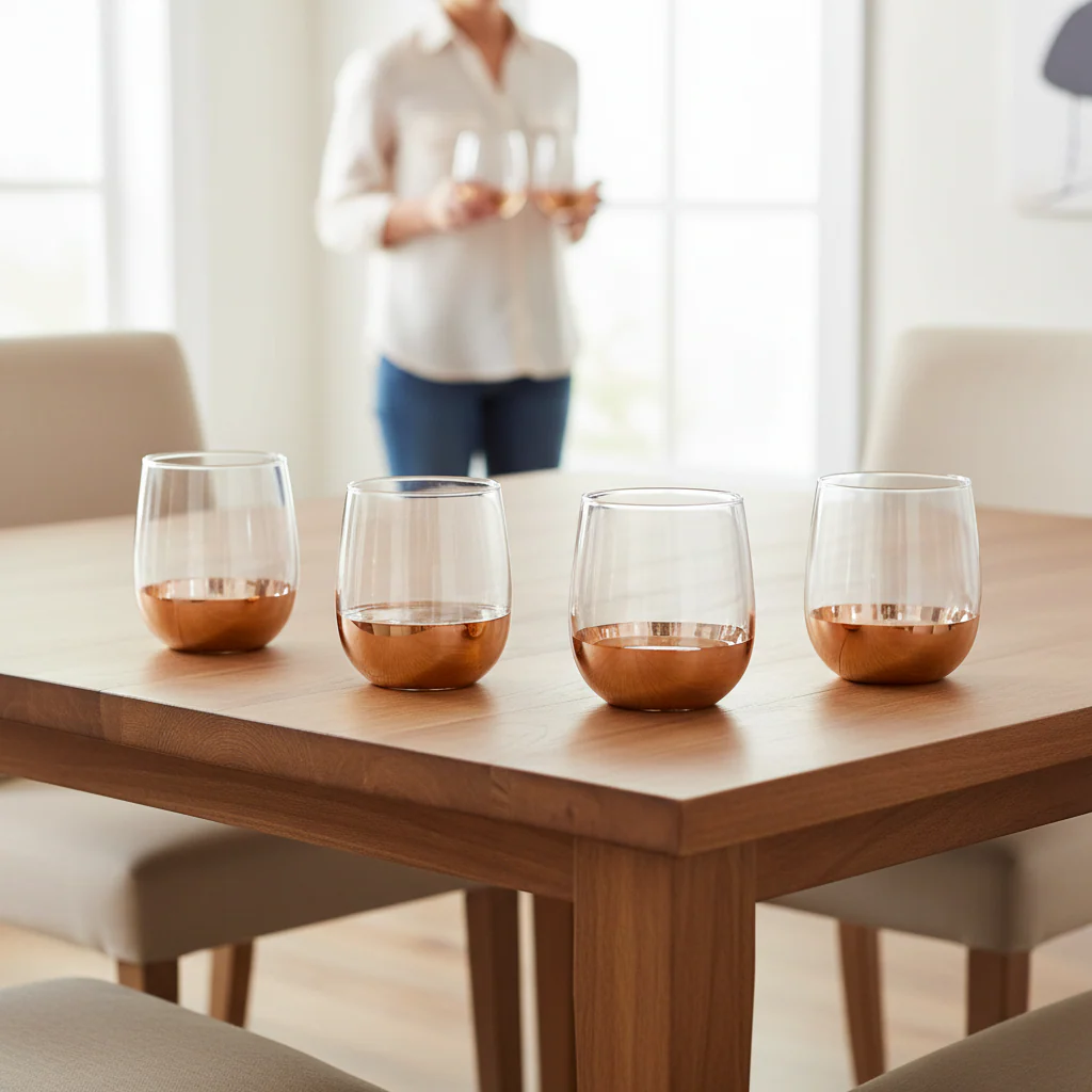 Horizon Set of Four Glass Tumblers - Image 2