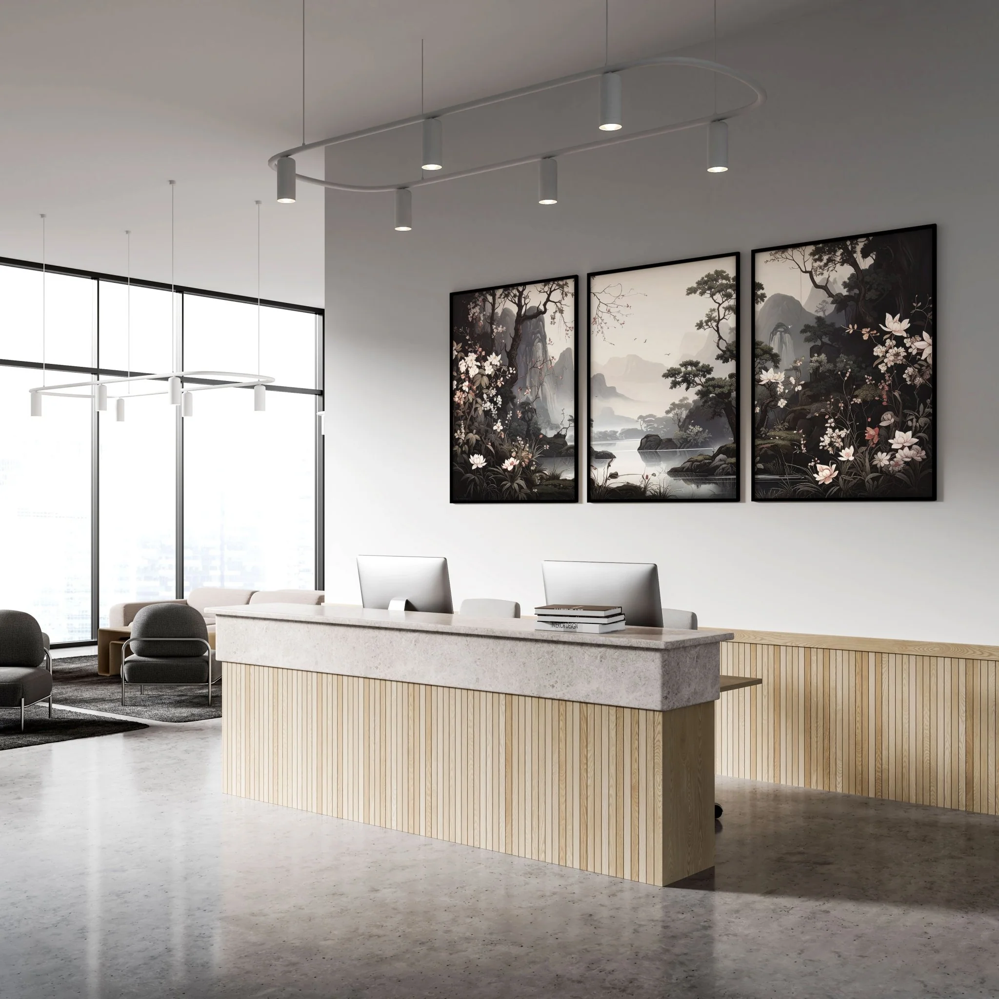 Huge Posters For Wall | Set of 3 Chinoiserie Wall art Prints - Image 6
