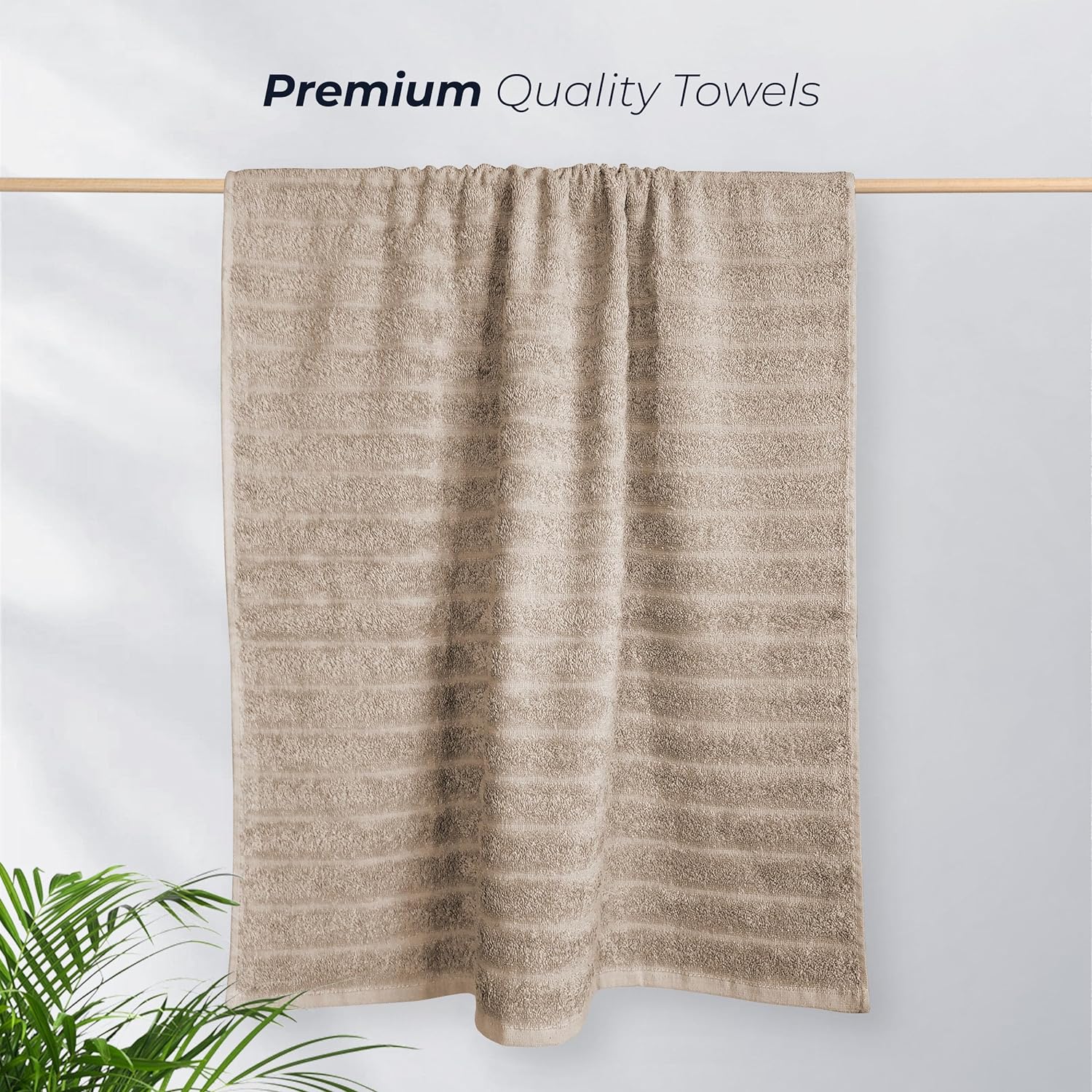 Hydro Cotton Ribbed Towels Highly Absorbent Luxurious Soft Lightweight Quick Dry, Jumbo Bath Sheet Packs & Towel Bale Sets Available - Image 15