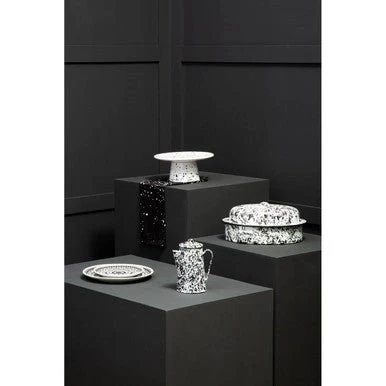 Hygge Black And White Patterned Coffee Pot - Image 6