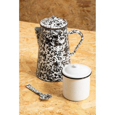 Hygge Black And White Patterned Teapot - Image 8