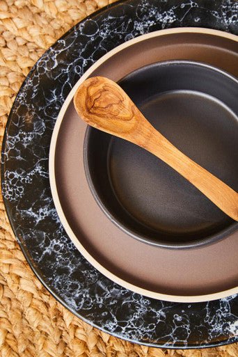 Hygge Black Marble Effect Dinner Plate - Image 9