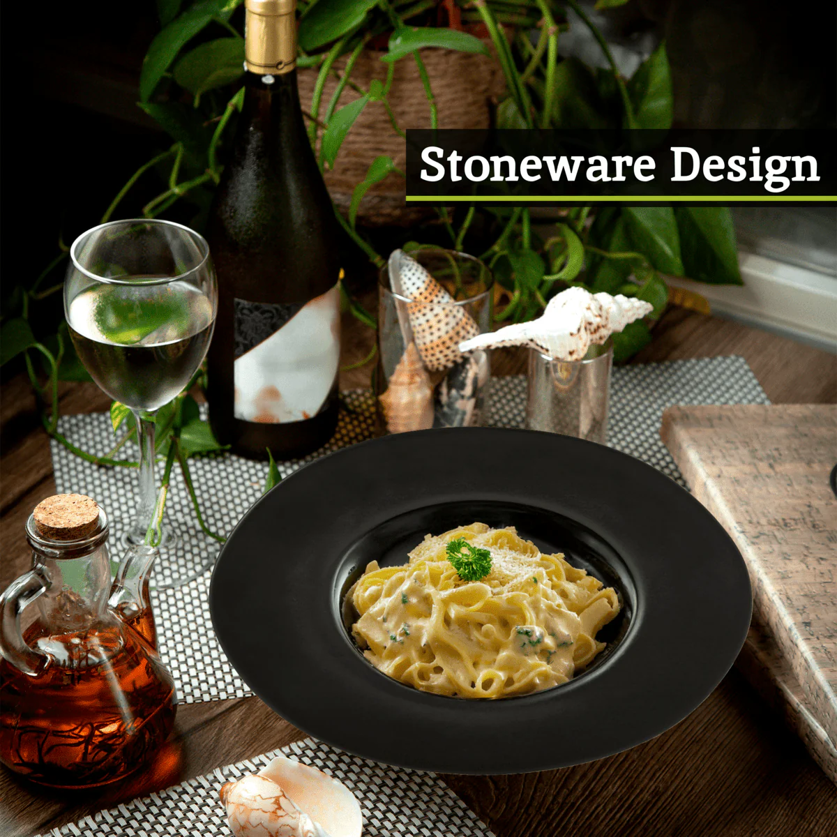 Hygge Black Pasta Bowl - Image 26